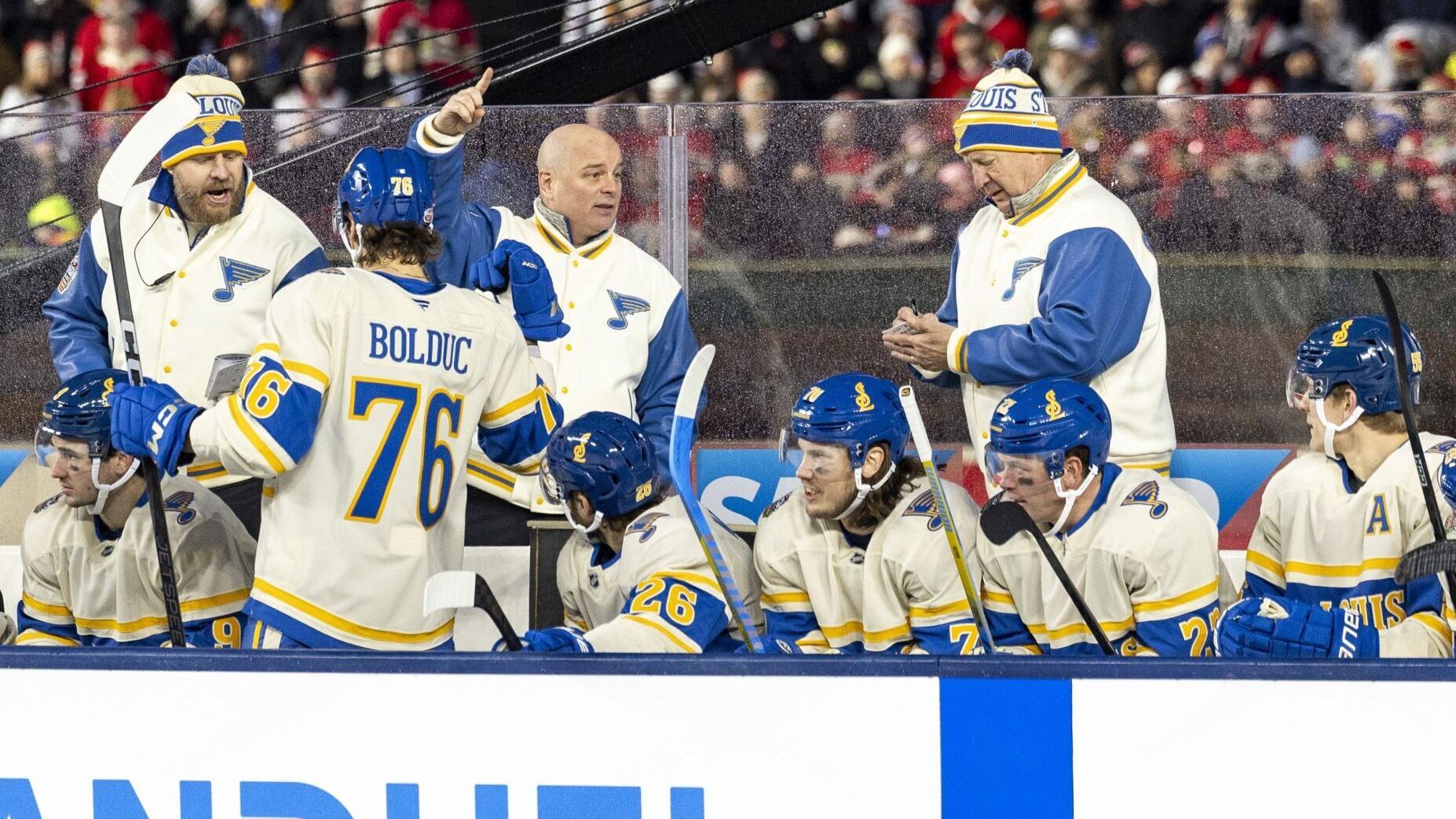 After taking in Winter Classic, Blues and Jim Montgomery turn focus to rest of regular season